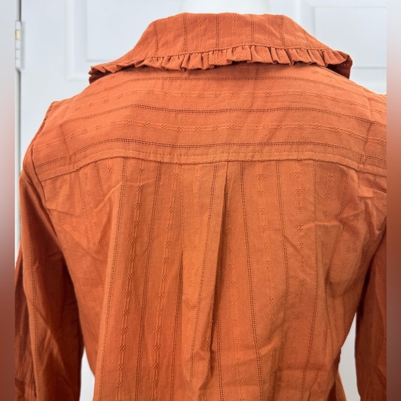 Lost + Wander Button-Down Shirt Autumn Vides Color Rust Size XS, NWT - Picture 13 of 16